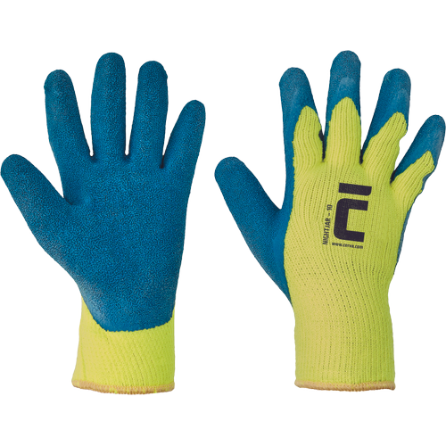 NIGHTJAR rukavice máčené v latexu- vel. 9